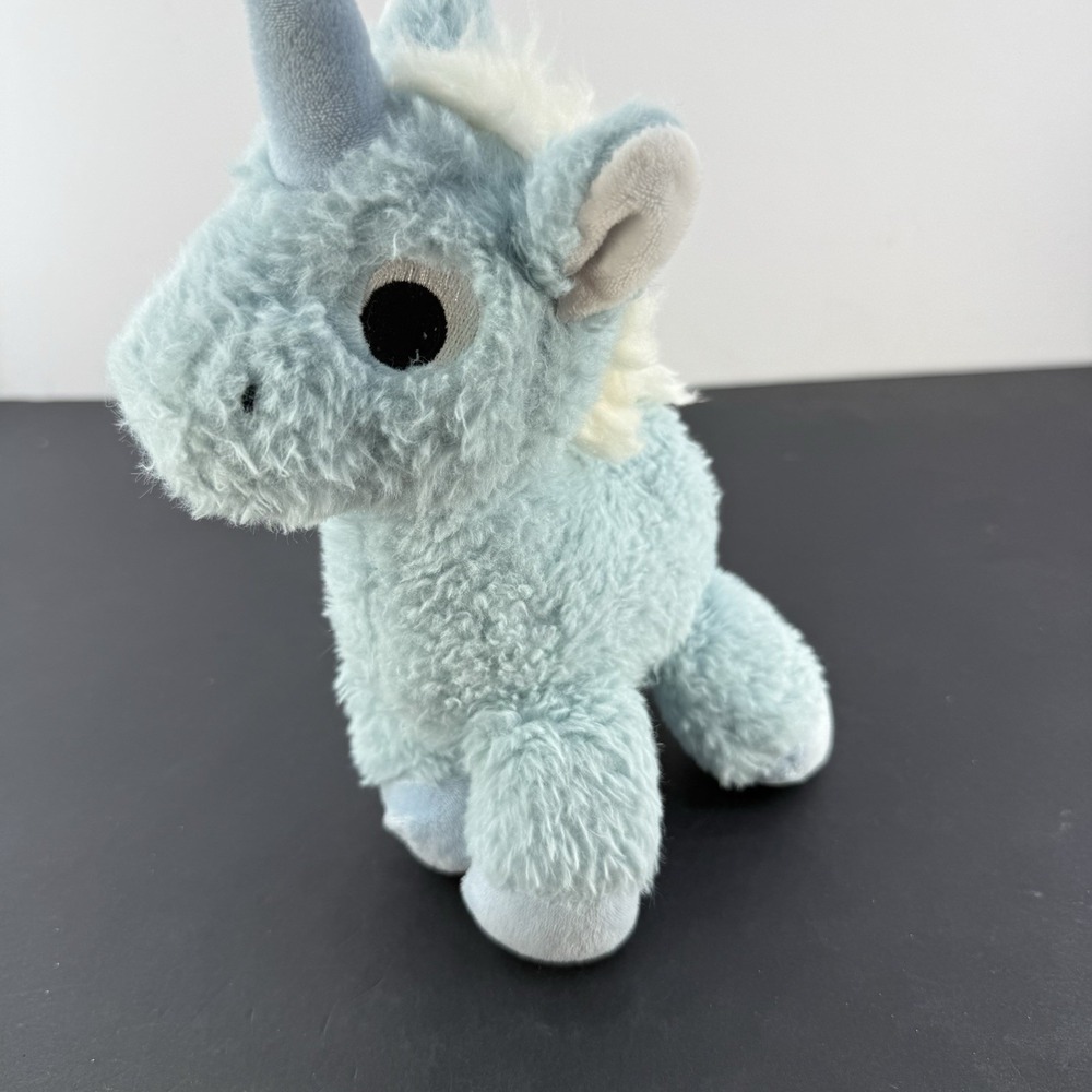 Manhattan Toy Company Floppies Unicorn Floppy Plush Toy 8" Blue